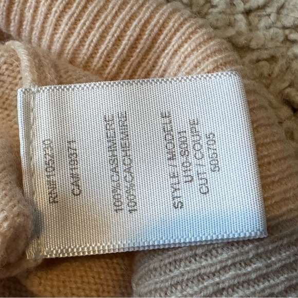 Equipment Sloane Cashmere Crew Neck Sweater, Pale Pink/Peach XS - Picture 3 of 7